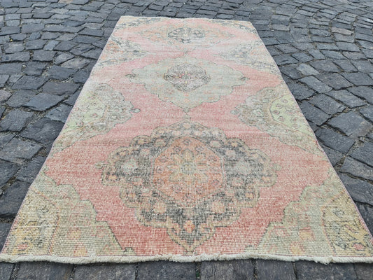 Vintage Turkish Rug - 3.3x6.2 Feet Rug